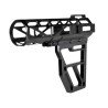 DB TAC Black Color Anodized Skeleton Fin Position Stock Clamp ,Skeletonized Pistol Arm Brace